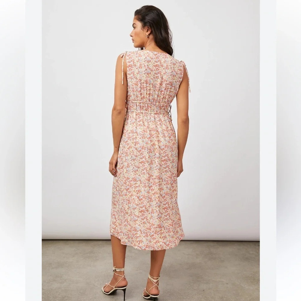 Rails Women’s Constantine Multi Wildflower Sleeveless Midi Dress Size Medium - Picture 3 of 16